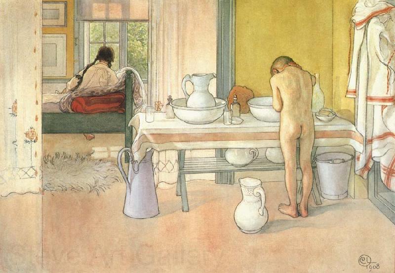 Carl Larsson Summer Morning Norge oil painting art